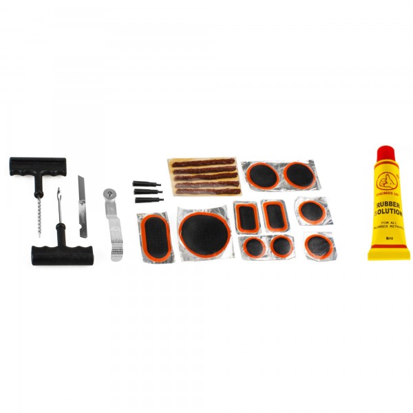 Parche reparador pinchazos 23 piezas