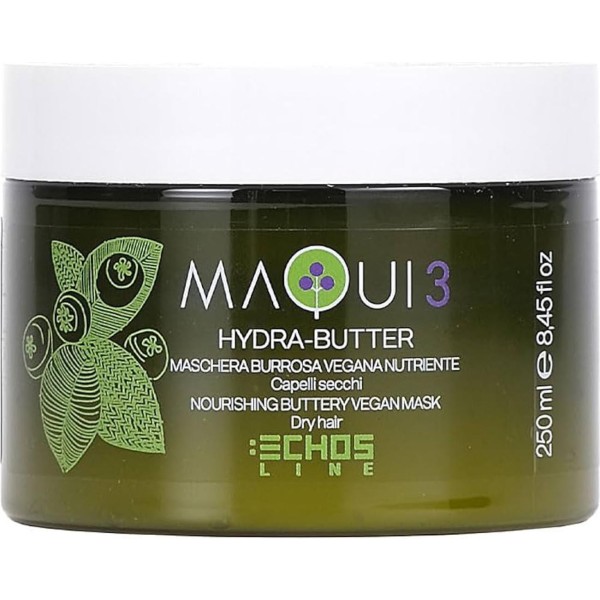 Echosline maoui 3 hydra-butter vegan mascarilla cabello graso 250ml