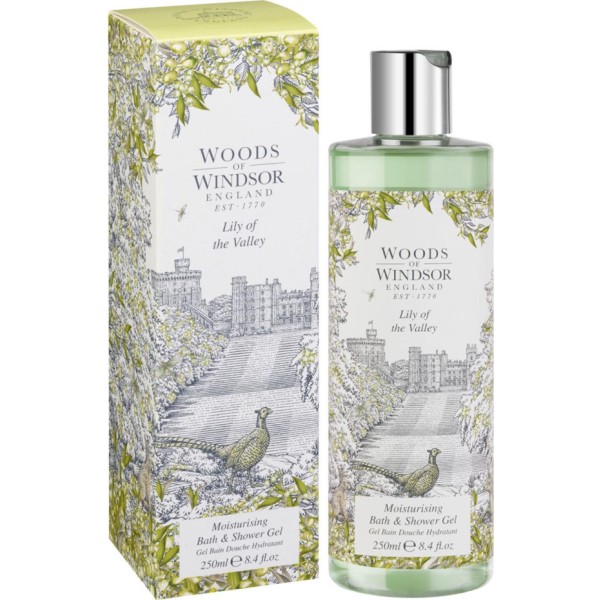 Woods windsor lilly of the valley gel de baño moisturising 250ml