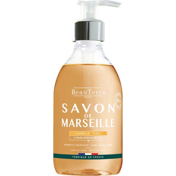 Beauterra vanille-miel jabon liquido marsella 300ml